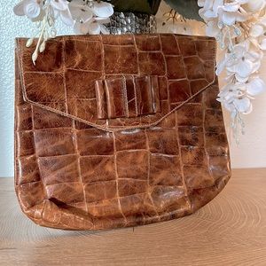 Italian vintage  Leather clutch